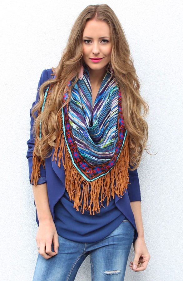 Boho Fringes Sjaal Ocean 2.0 – shoparchief, foto 4