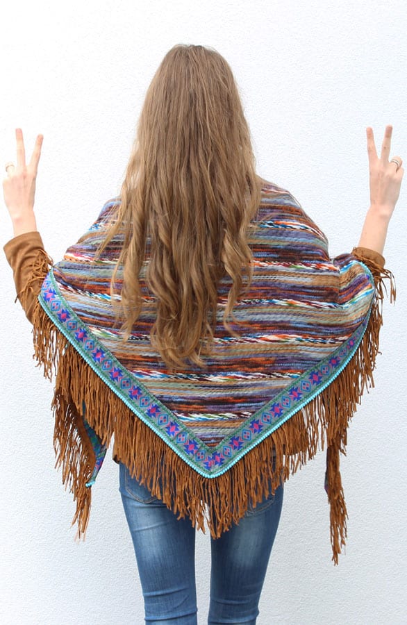 Boho Fringes Sjaal Ocean – shoparchief, foto 4