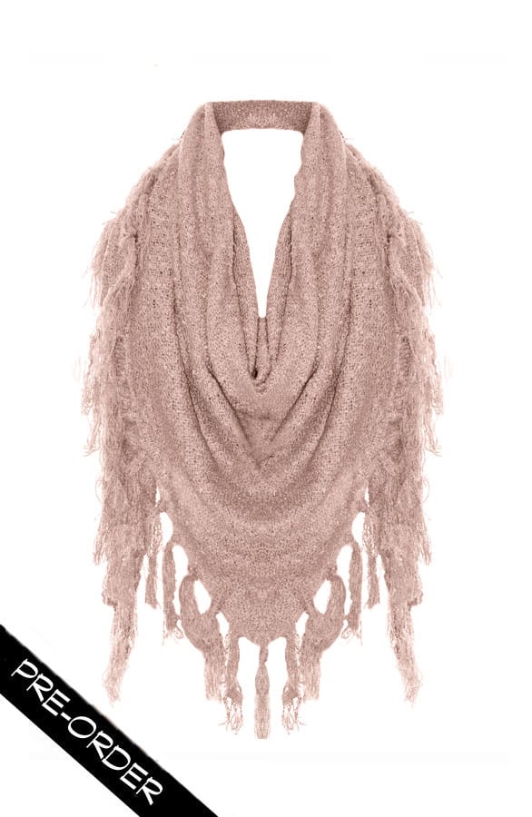 Fringe Sjaal Soft Pink 2.0 – shoparchief, foto 1