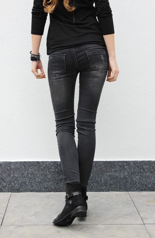 Black Scratch Jeans – shoparchief, foto 3