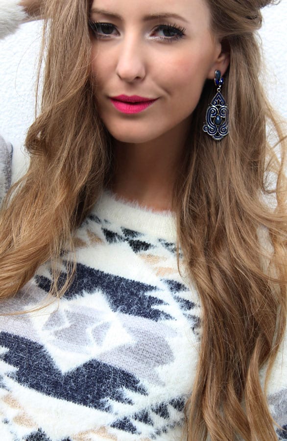 Lovely Classic Blue Oorbellen – shoparchief, foto 3