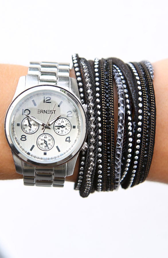 Wrap Me Bracelet Black – shoparchief, foto 5