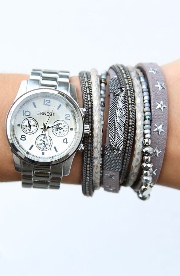 Wrap Me Bracelet Grey – shoparchief, foto 2