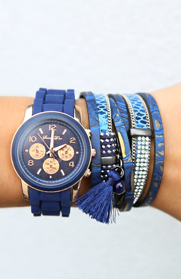 Wrap Me Bracelet Tassel Blue – shoparchief, foto 2