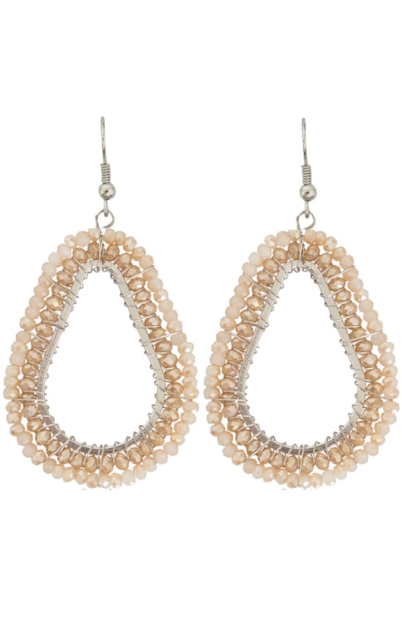 Crystal Bronze Oorbellen – shoparchief, foto 1