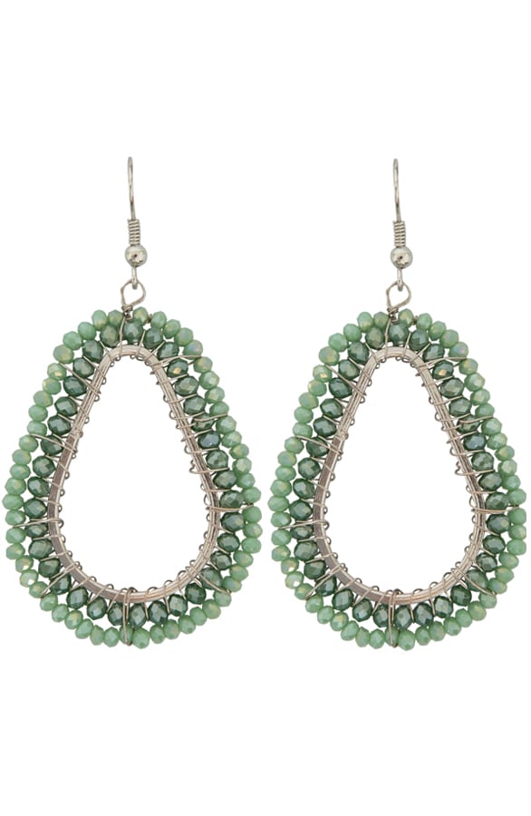 Crystal Lime Oorbellen – shoparchief, foto 1