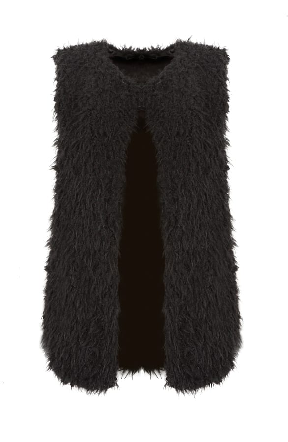 Favorite Fur Gilet Black – shoparchief, foto 1