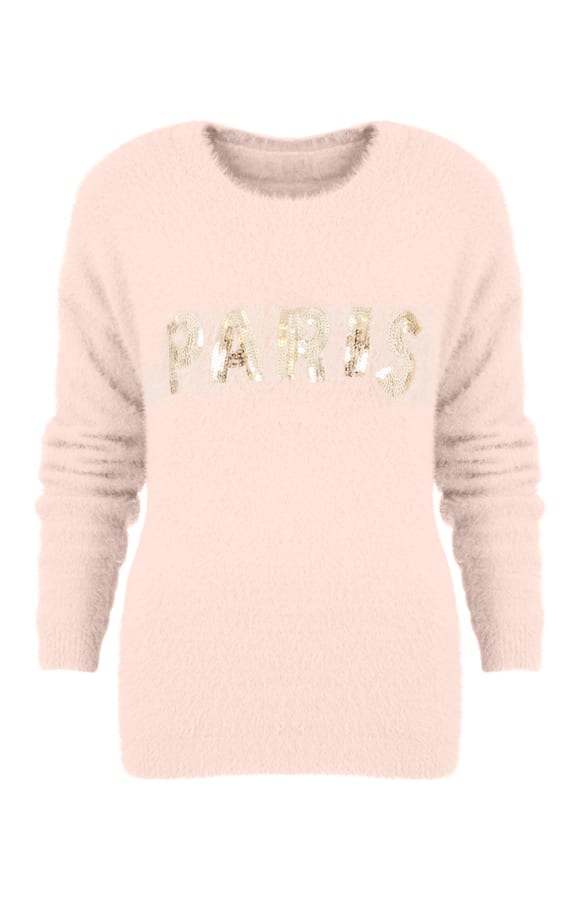 Fluffy Paris Trui Rose – shoparchief, foto 1