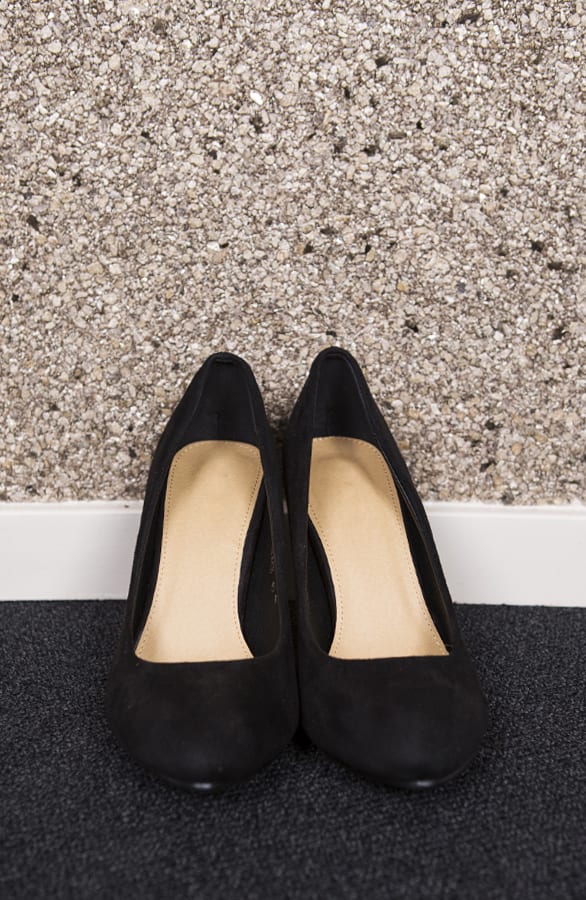 Suede Pump Black – shoparchief, foto 4
