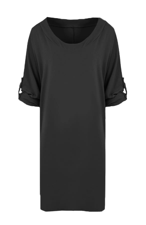 Oversized Tuniek Zwart – shoparchief, foto 1