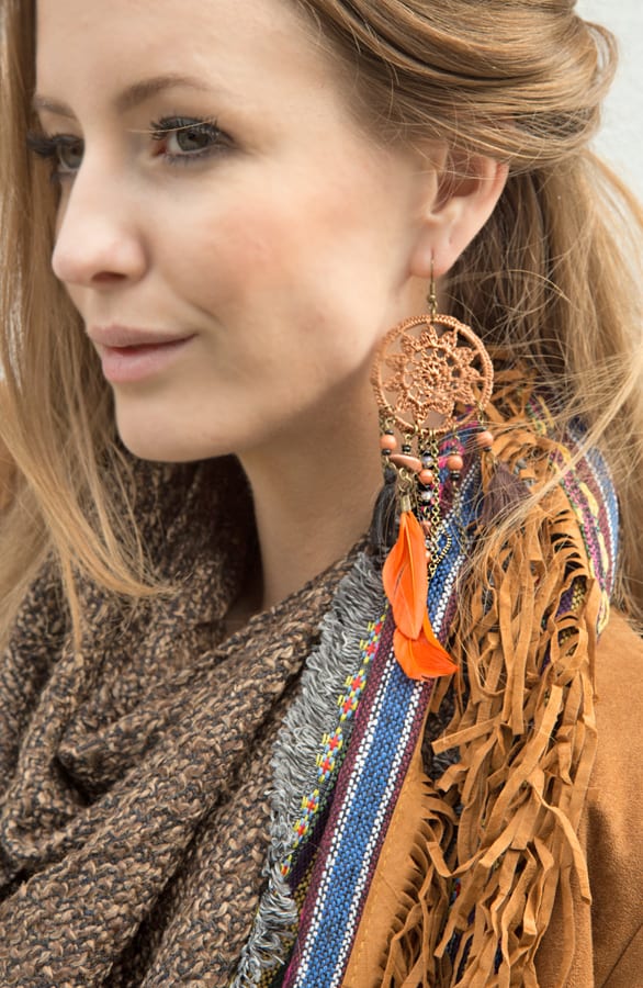 Dreamcatcher Oorbellen Copper – shoparchief, foto 1