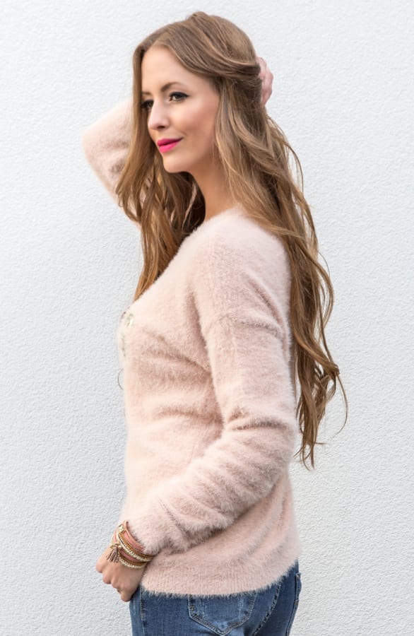 Fluffy Paris Trui Rose – shoparchief, foto 4