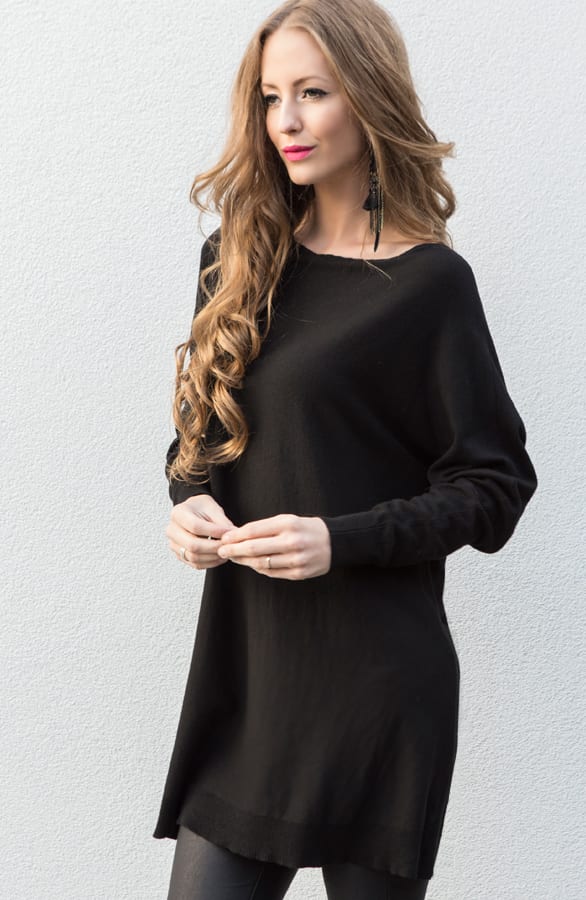 Oversized Tuniek Woven Black – shoparchief, foto 2