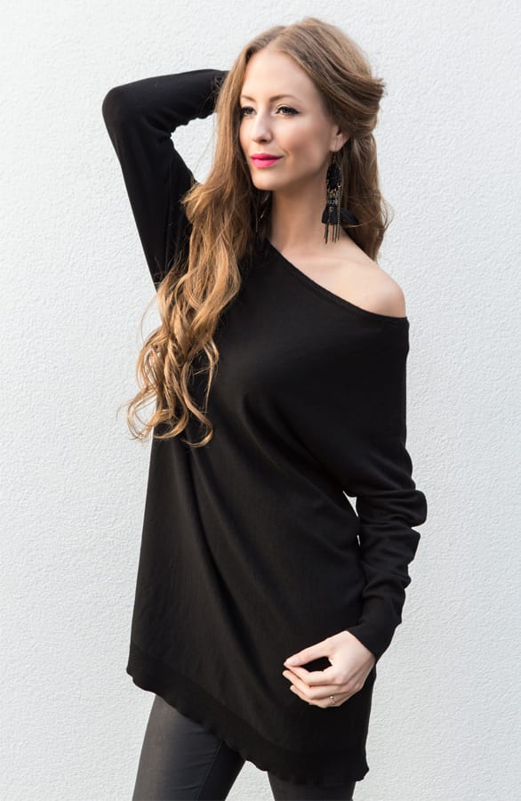 Oversized Tuniek Woven Black – shoparchief, foto 4
