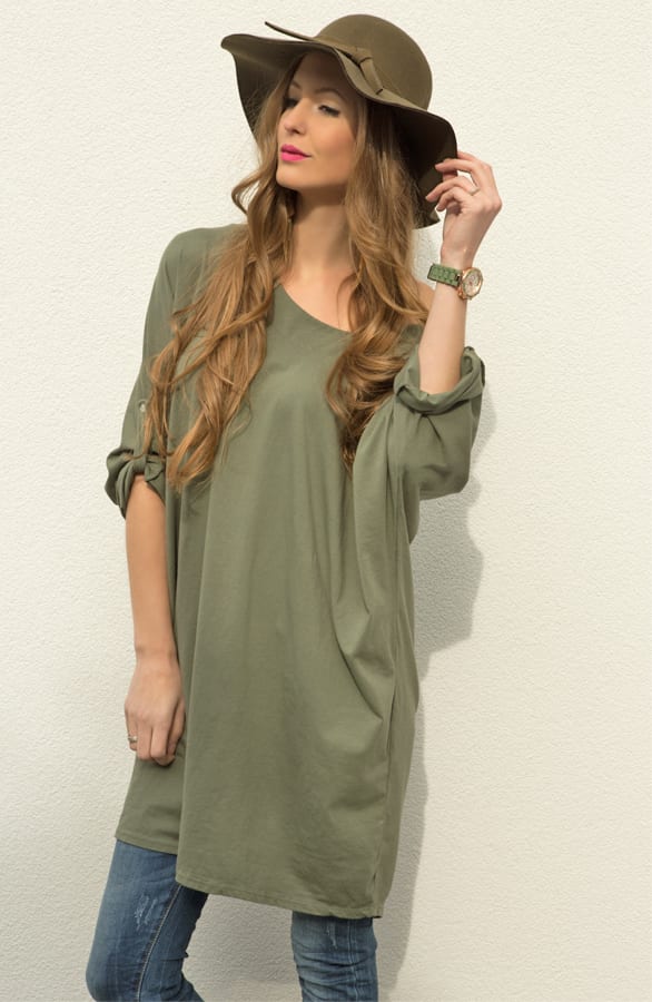 Oversized Tuniek Groen – shoparchief, foto 2
