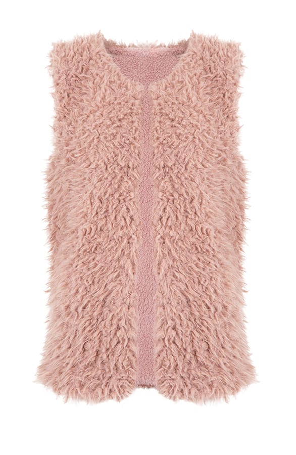 Favorite Fur Gilet Roze – shoparchief, foto 1