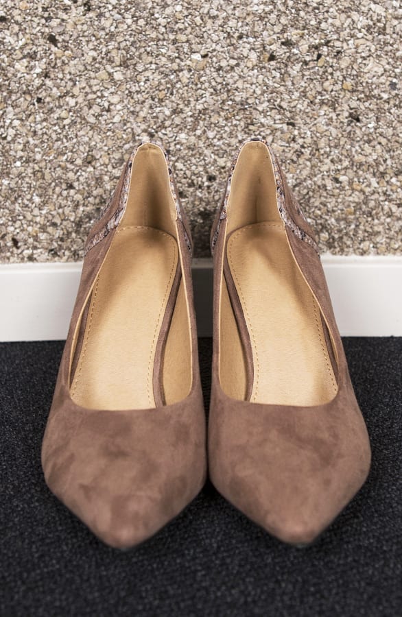 Suede Snake Heels – shoparchief, foto 4