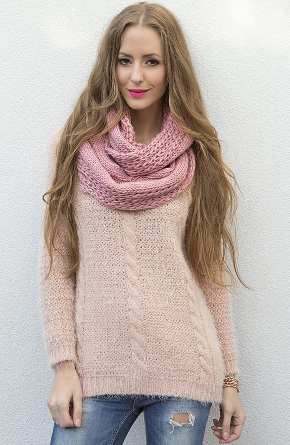 Blush Cowl Sjaal – shoparchief, foto 3