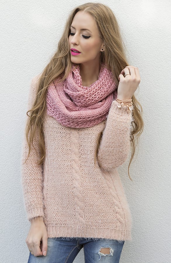 Blush Cowl Sjaal – shoparchief, foto 4