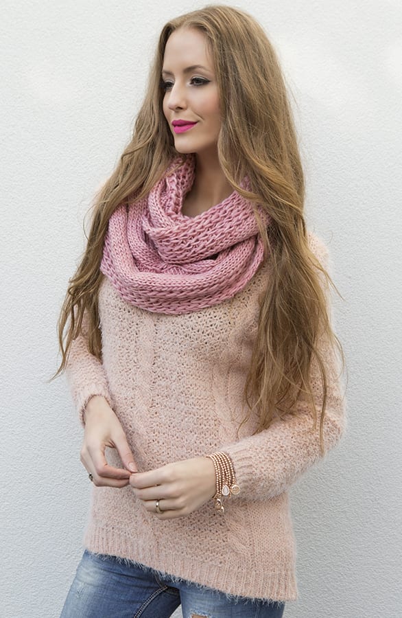 Blush Cowl Sjaal – shoparchief, foto 2