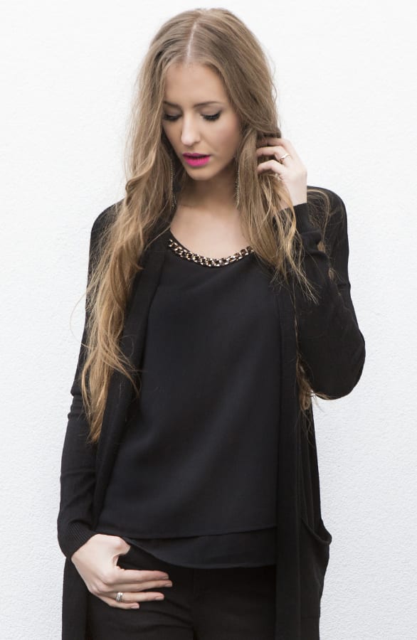 Luxury Chain Top Black – shoparchief, foto 4