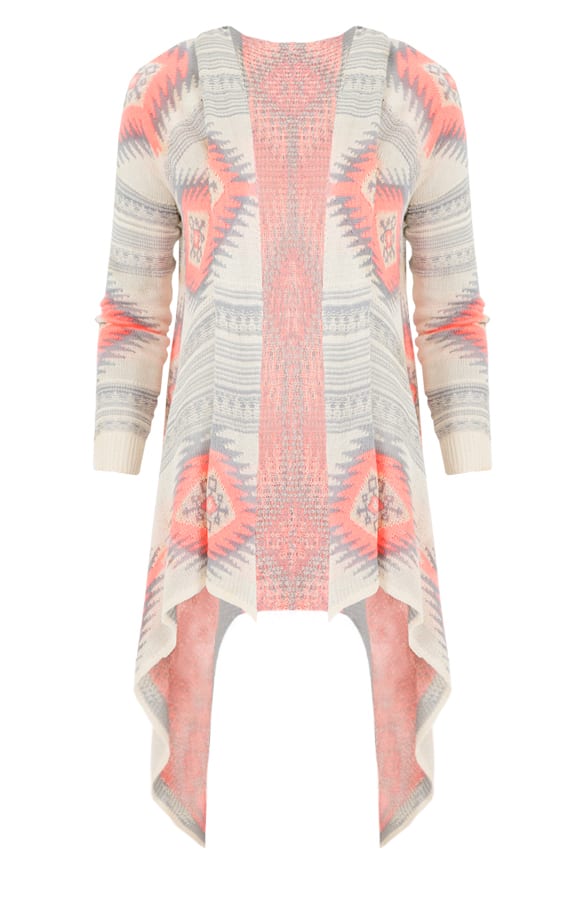 Aztec Pink Neon Cardigan – shoparchief, foto 1