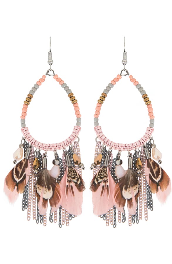 Feather Blush Oorbellen – shoparchief, foto 1