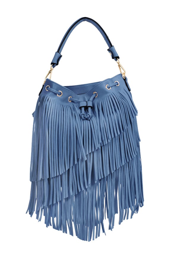 Fringe Bag Blue – shoparchief, foto 1