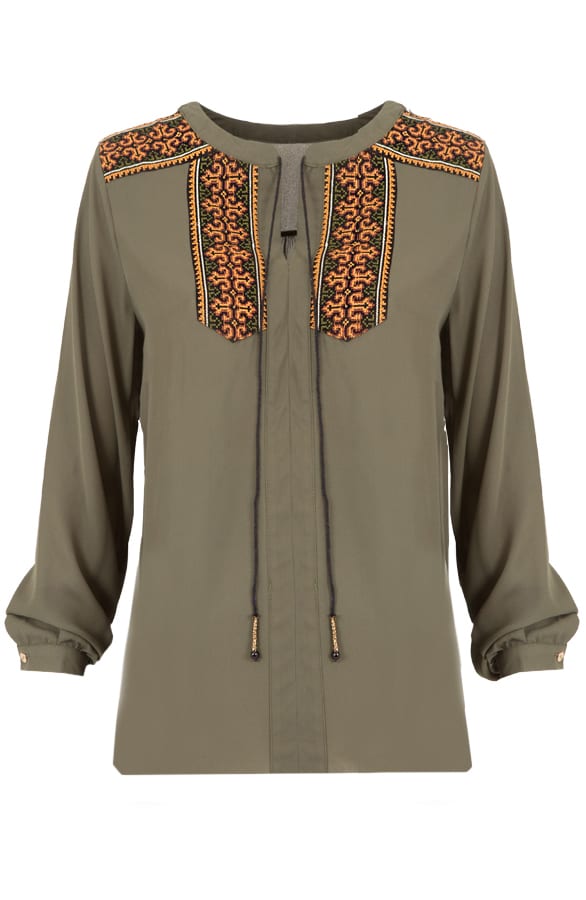 Handcrafted Blouse Army – shoparchief, foto 1