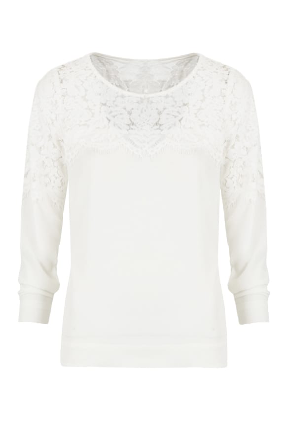 Lace Blouse Creme – shoparchief, foto 1