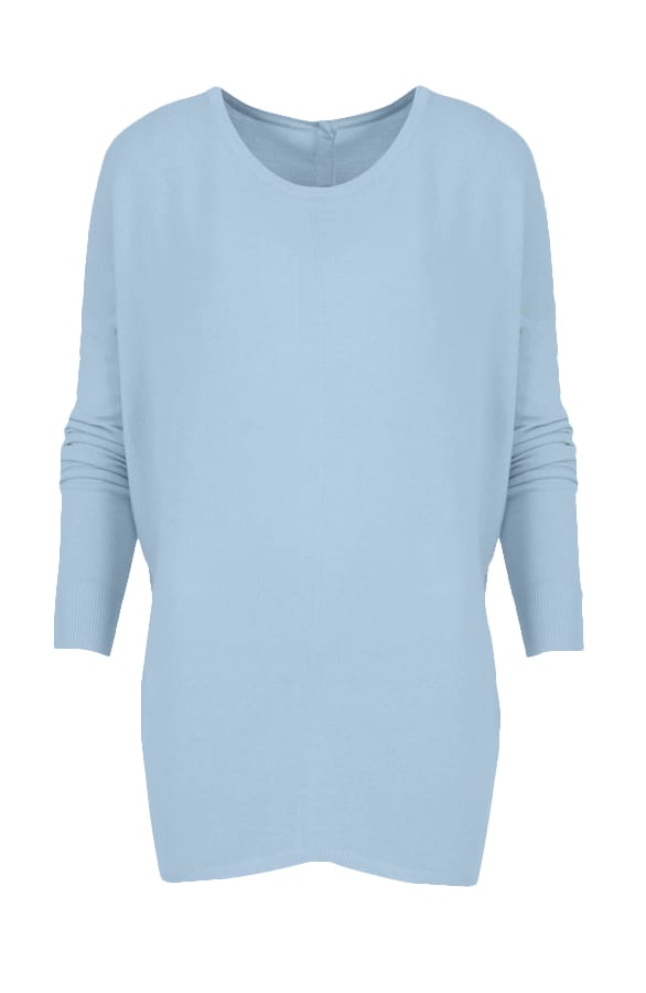 Loose Soft Sweater Baby Blue – shoparchief, foto 1