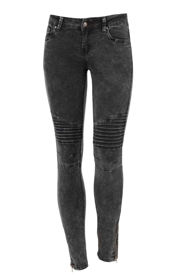 Raw Biker Jeans Black – shoparchief, foto 1