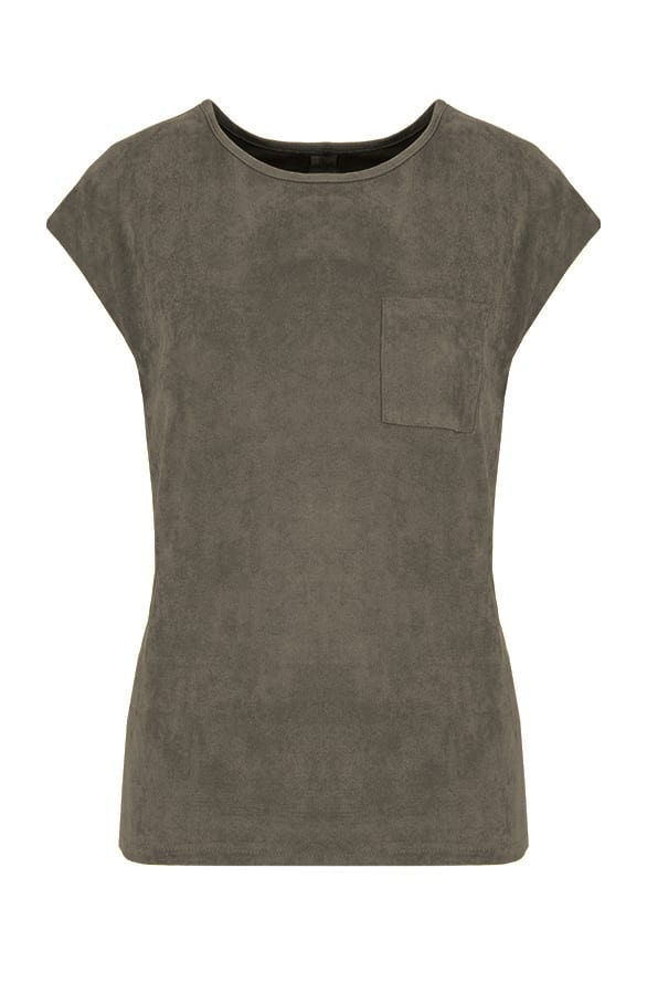 Suede Top Army – shoparchief, foto 1