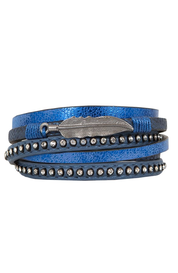 Wrap Bracelet Kobalt – shoparchief, foto 1