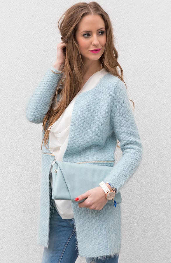 Flapp Baby Blue Clutch – shoparchief, foto 2