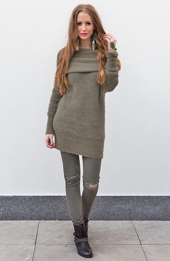 Damaged Army Jeans – shoparchief, foto 5