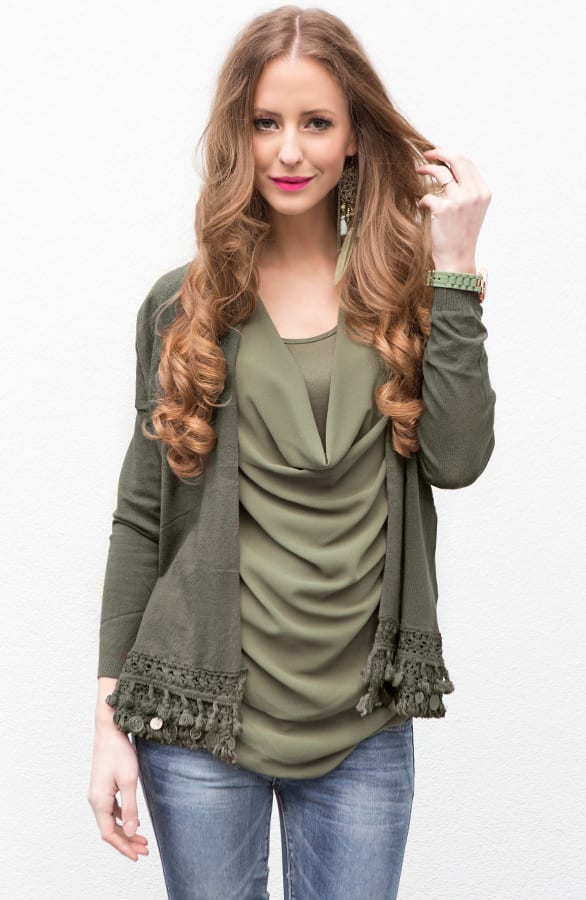 Coins Cardigan Army – shoparchief, foto 3