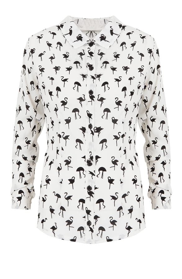 Exclusive Flamingo Blouse – shoparchief, foto 1