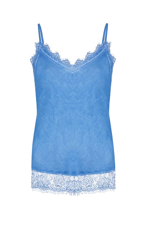 Romance Lace Top Blue – shoparchief, foto 1