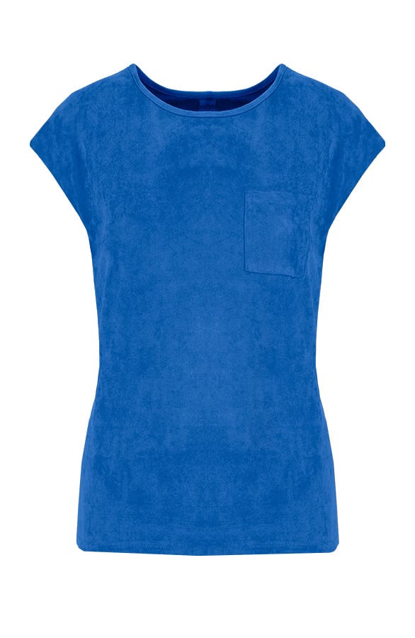 Suede Top Kobalt – shoparchief, foto 1