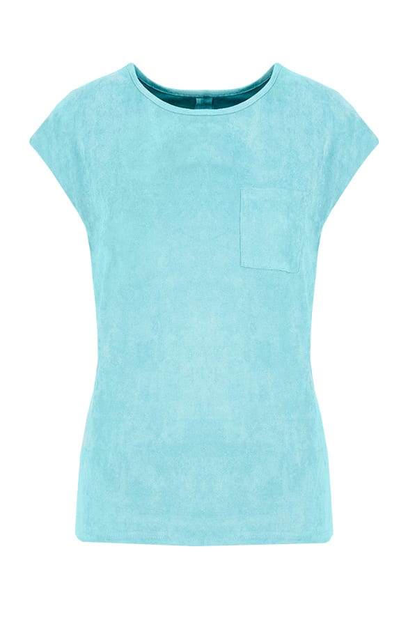 Suede Top Mint – shoparchief, foto 1
