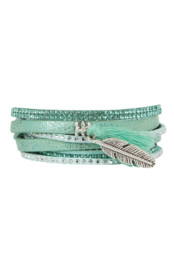 Wrap Bracelet Boho Mint – shoparchief, foto 1