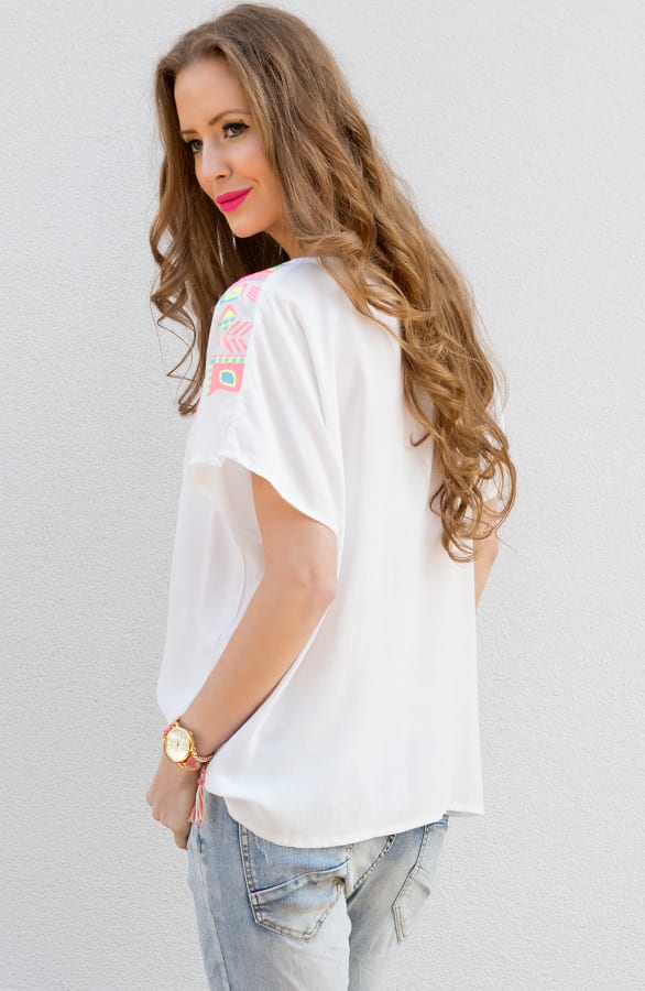Neon Aztec Ibiza Top – shoparchief, foto 4