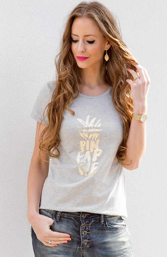Pineapple It Shirt 2.0 Grey – shoparchief, foto 4