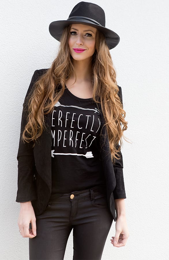Perfectly Imperfect Top Black – shoparchief, foto 4