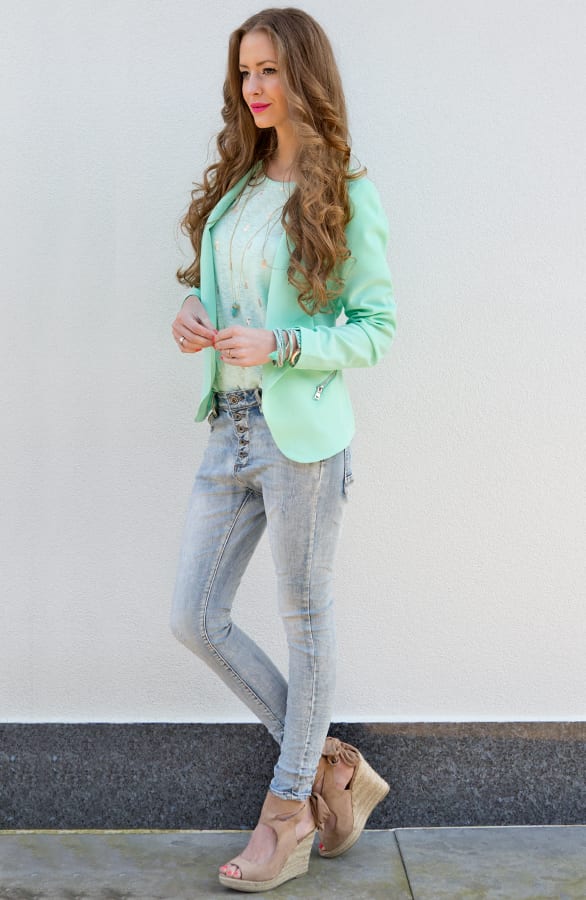 Most Wanted Mint Blazer – shoparchief, foto 7