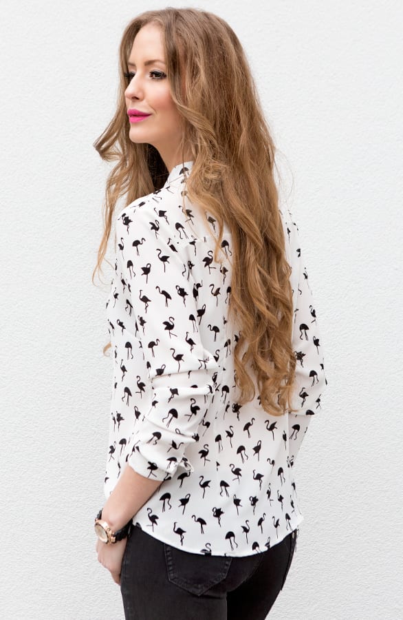 Exclusive Flamingo Blouse – shoparchief, foto 5