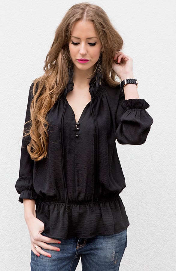 Victorian Silk Blouse – shoparchief, foto 2