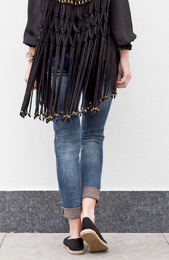 Suede Espadrilles Black – shoparchief, foto 5