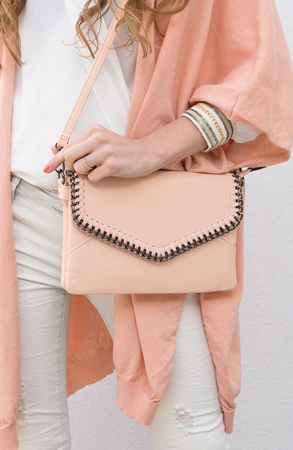 Chain Clutch Metal Pink – shoparchief, foto 3